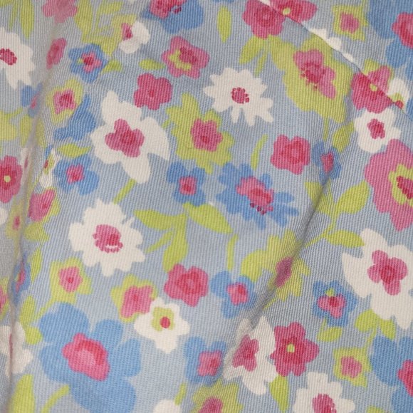 Baby A GoGo Girls Size 3T Kids Denim Jean Jacket Pastel Floral Snap front Collar - Picture 6 of 6